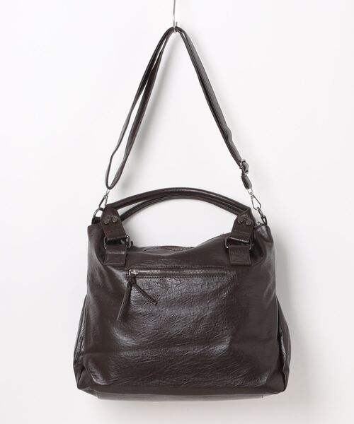 florist（フローリスト）の「【A4収納可・2WAY】アミアゲデザイントートバッグ/ショルダーバッグ/ビジネスバッグ（トートバッグ・レディース・ブラック/モカ/キャメル・FREE）」の13枚目の写真