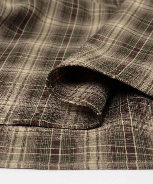 URBAN RESEARCH DOORS（アーバンリサーチドアーズ）の「オンブレチェックレギュラーカラーシャツ（シャツ/ブラウス・メンズ・ブラック系その他/ブラウン系その他・LARGE/MEDIUM）」の3枚目の写真