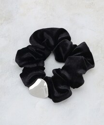 OPAQUE.CLIP | ベロア×メタルシュシュ(その他ヘアアクセサリー)