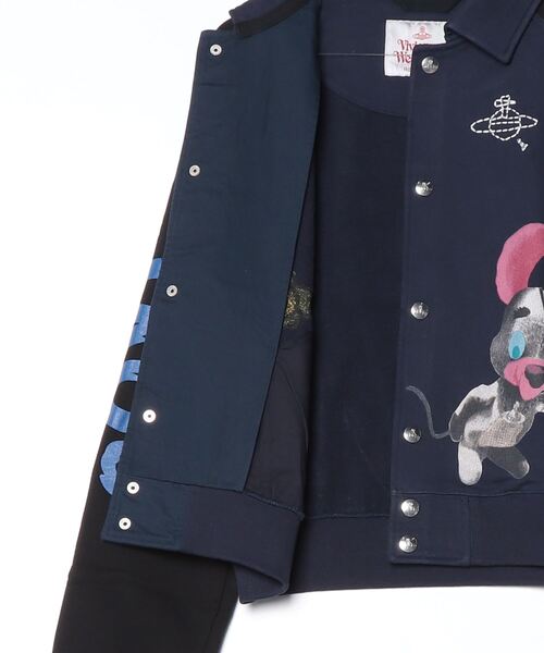 Vivienne Westwood MAN（ヴィヴィアンウエストウッドマン）の「THE BIG ONE FELPA BOMBER（その他アウター・メンズ・ブルー系その他・L/M）」の4枚目の写真