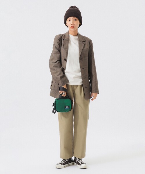 BEAMS BOY（ビームスボーイ）の「【1/15再値下げ】チェック シューティング ジャケット（テーラードジャケット・レディース・グレー/ブラウン・0/1）」の9枚目の写真