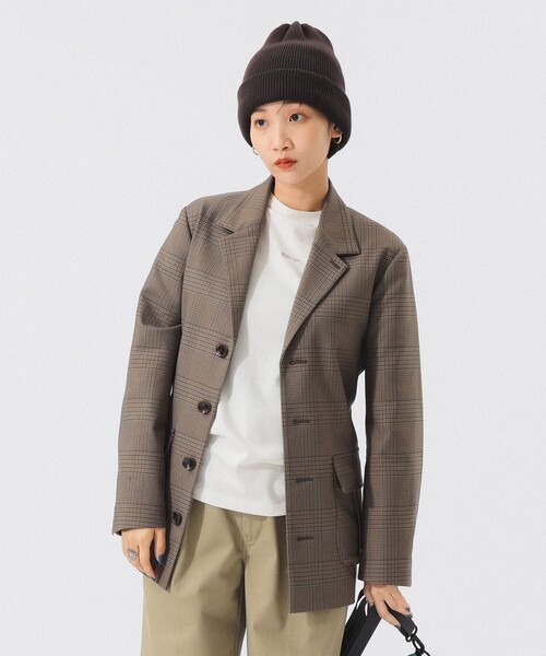 BEAMS BOY（ビームスボーイ）の「チェック シューティング ジャケット