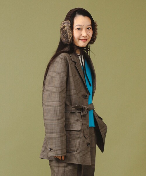 BEAMS BOY（ビームスボーイ）の「チェック シューティング ジャケット