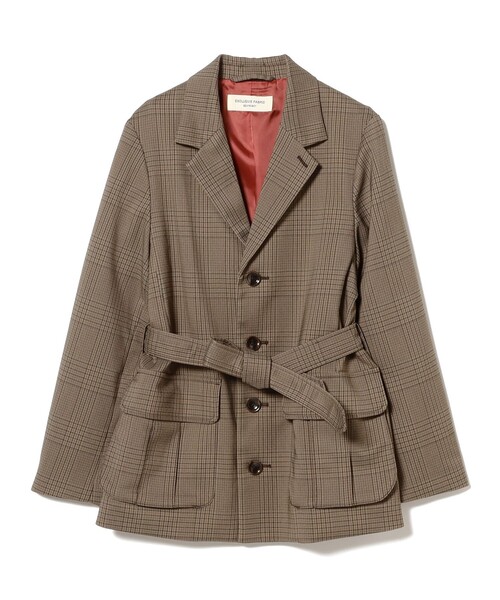 セール】チェック シューティング ジャケット（テーラードジャケット