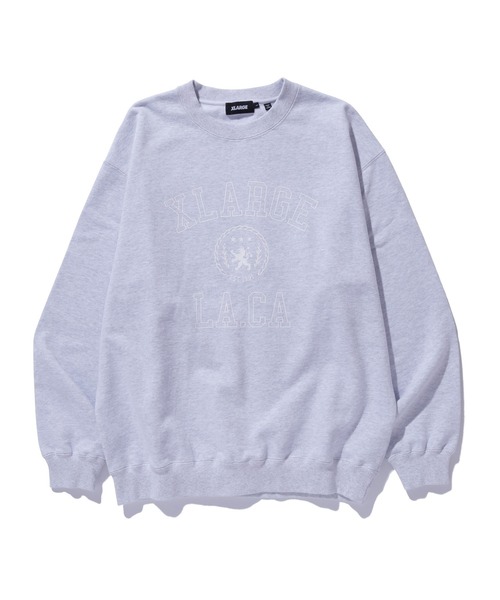 XLARGE（エクストララージ）の「COLLEGE LOGO CREWNECK SWEATSHIRT（スウェット・メンズ・ブラック/ベージュ/アッシュ・S/M/L/XL）」の17枚目の写真
