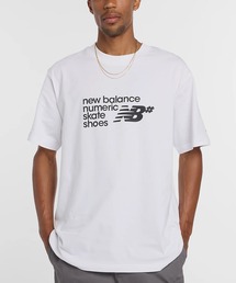 New Balance（ニューバランス）の「new balance/ニューバランス 半袖 Tシャツ ヌメリック ストックドロゴ グラフィック Numeric Stacked Graphic T-Shirt MT53705（Tシャツ/カットソー）」