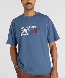 new balance/ニューバランス 半袖 Tシャツ ヌメリック ストックドロゴ グラフィック Numeric Stacked Graphic T-Shirt MT53705