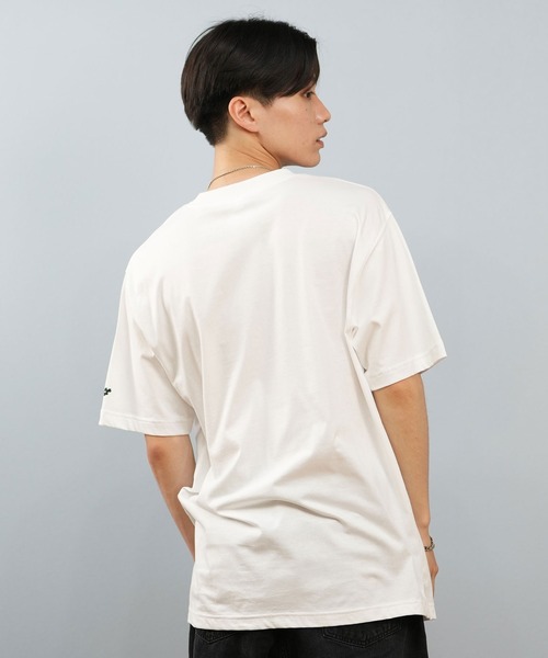 NEW BALANCE(ニューバランス)の「new balance/ニューバランス 半袖 Tシャツ ヌメリック ストックドロゴ グラフィック Numeric Stacked Graphic T-Shirt MT53705(Tシャツ/カットソー・メンズ・ホワイト/インディゴブルー/ブラック/ブラウン/ブラック系その他・L/M/2XL/XL)」の8枚目の写真