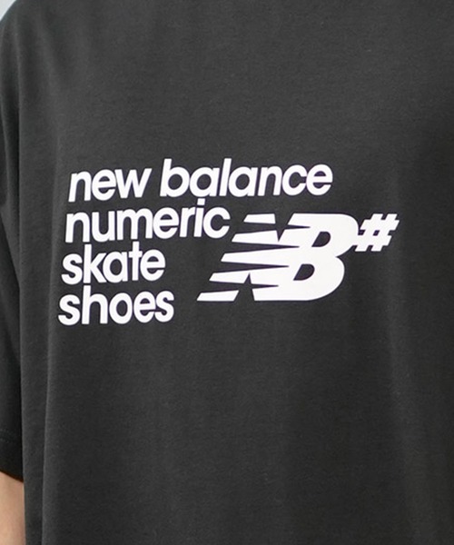 NEW BALANCE(ニューバランス)の「new balance/ニューバランス 半袖 Tシャツ ヌメリック ストックドロゴ グラフィック Numeric Stacked Graphic T-Shirt MT53705(Tシャツ/カットソー・メンズ・ホワイト/インディゴブルー/ブラック/ブラウン/ブラック系その他・L/M/2XL/XL)」の19枚目の写真