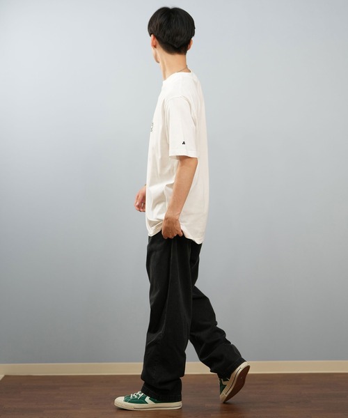 NEW BALANCE(ニューバランス)の「new balance/ニューバランス 半袖 Tシャツ ヌメリック ストックドロゴ グラフィック Numeric Stacked Graphic T-Shirt MT53705(Tシャツ/カットソー・メンズ・ホワイト/インディゴブルー/ブラック/ブラウン/ブラック系その他・L/M/2XL/XL)」の10枚目の写真