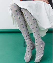 bita.（ビタ）の「フラワーモチーフハイソックス（ソックス/靴下・レディース）」