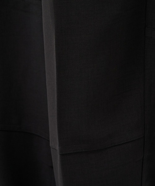 RAINMAKER（レインメーカー）の「【RAINMAKER/レインメーカー】別注 MERANGE TWILL MILITARY DOUGI PANTS（スラックス・メンズ・ブラック・FREE）」の9枚目の写真