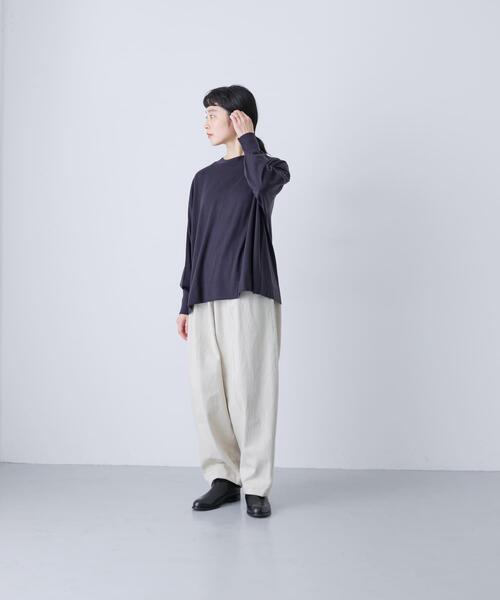 かぐれ（カグレ）の「ウールハイゲージクルーネック（ニット/セーター・レディース・ブラック/チャコールグレー・FREE）」の14枚目の写真