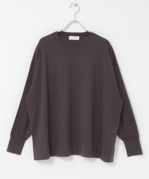 かぐれ（カグレ）の「ウールハイゲージクルーネック（ニット/セーター・レディース・ブラック/チャコールグレー・FREE）」の16枚目の写真