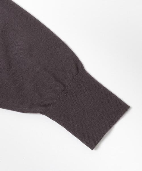 かぐれ（カグレ）の「ウールハイゲージクルーネック（ニット/セーター・レディース・ブラック/チャコールグレー・FREE）」の17枚目の写真