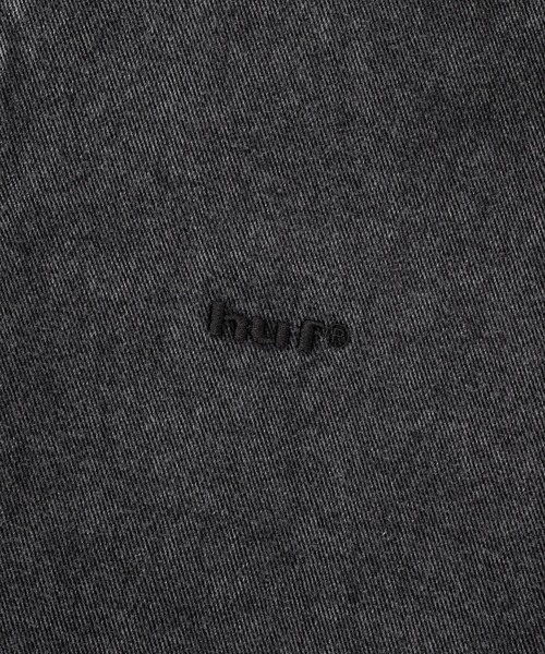 HUF(ハフ)の「HUF eightynine HALF ZIP TOP(パーカー・メンズ・ブラック/ブラウン・L/XL/S/M/XXL)」の12枚目の写真