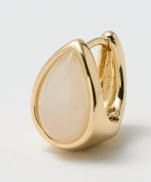 green label relaxing（グリーンレーベルリラクシング）の「クリア シズク メタルフレーム ピアス 2（ピアス（両耳用）・レディース・ナチュラル/ブラウン系/ロイヤルブルー・FREE）」の9枚目の写真