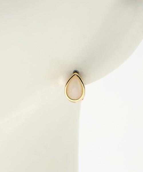 green label relaxing（グリーンレーベルリラクシング）の「クリア シズク メタルフレーム ピアス 2（ピアス（両耳用）・レディース・ナチュラル/ブラウン系/ロイヤルブルー・FREE）」の10枚目の写真