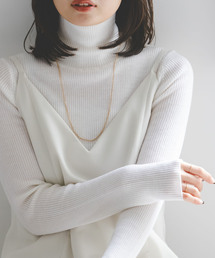 未使用！NOBLE ダークグレー フード付きニット Noble（ノーブル）の「《追加》YAK/ヤク ワイドVネックニット 3