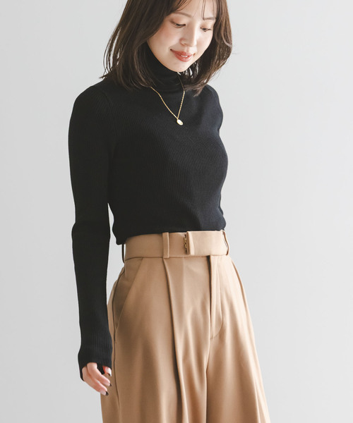 セール】《追加》リブタートルネックニット（ニット/セーター）｜NOBLE