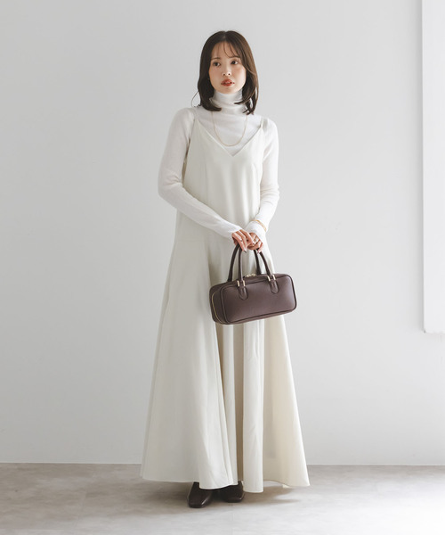 Noble（ノーブル）の「《追加》リブタートルネックニット（ニット/セーター・レディース・ベージュ/ホワイト/レッド/ブラック・FREE）」の22枚目の写真