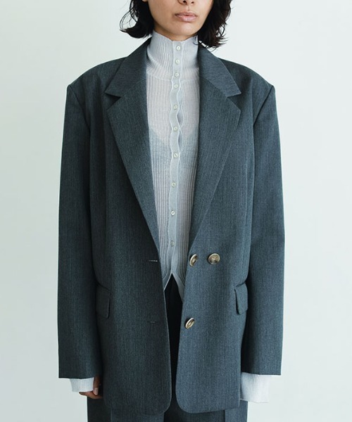 ETRE TOKYO(エトレトウキョウ)の「SANTEシルクカシミヤハイネックニットプルオーバー(ニット/セーター・レディース・ブラウン/ブルー/アイボリー・FREE)」の15枚目の写真