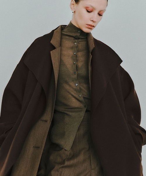 ETRE TOKYO(エトレトウキョウ)の「SANTEシルクカシミヤハイネックニットプルオーバー(ニット/セーター・レディース・ブラウン/ブルー/アイボリー・FREE)」の14枚目の写真