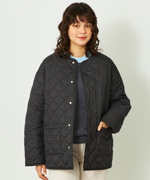 MACKINTOSH PHILOSOPHY（ﾏｯｷﾝﾄｯｼｭ ﾌｨﾛｿﾌｨｰ）の「GREY LABEL 【FELTON(フェルトン)】（ブルゾン・レディース・ブラック/グリーン系その他4/オフホワイト・2/6）」の2枚目の写真