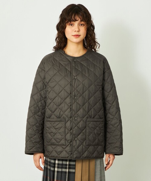 MACKINTOSH PHILOSOPHY（ﾏｯｷﾝﾄｯｼｭ ﾌｨﾛｿﾌｨｰ）の「GREY LABEL 【FELTON(フェルトン)】（ブルゾン・レディース・ブラック/グリーン系その他4/オフホワイト・2/6）」の7枚目の写真