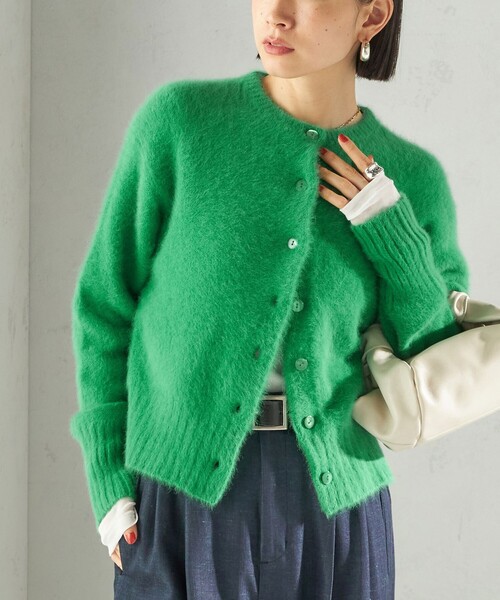 一部WEB限定】〈手洗い可能〉フォックス クルーネック ニット