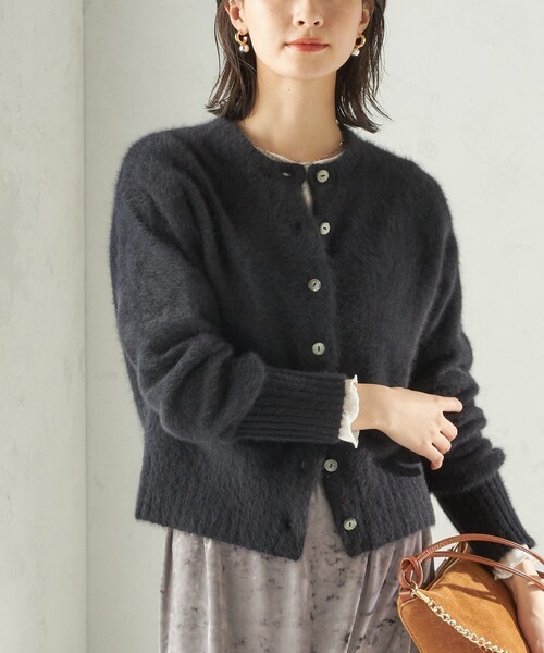 一部WEB限定】〈手洗い可能〉フォックス クルーネック ニット