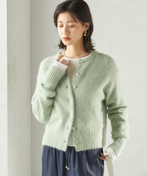 一部WEB限定】〈手洗い可能〉フォックス クルーネック ニット