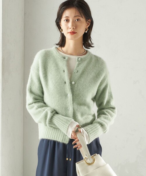 一部WEB限定】〈手洗い可能〉フォックス クルーネック ニット