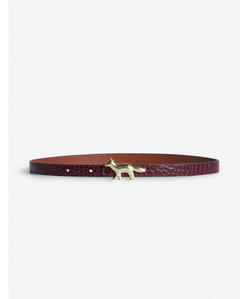 PROFILE FOX LEATHER BELT（ベルト）｜Maison Kitsune（メゾンキツネ