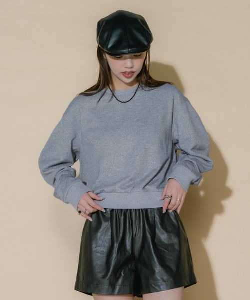 JEANASIS(ジーナシス)の「【フィー企画】レザーハンチング/599705(ハンチング/ベレー帽・レディース・ブラック/ブラウン・FREE)」の9枚目の写真