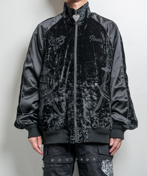 HANNYA(はんにゃ)般若 和柄刺繍 オーバーサイズ スカジャン