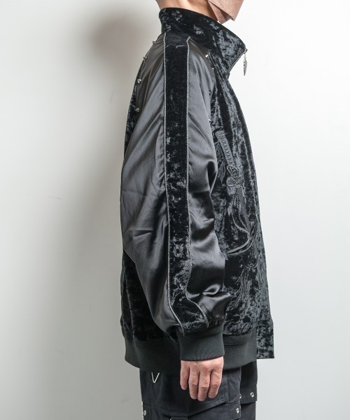 HANNYA(はんにゃ)般若 和柄刺繍 オーバーサイズ スカジャン