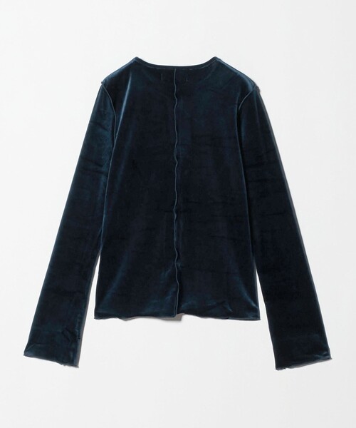 A DAY IN THE LIFE UNITED ARROWS(アデイインザライフユナイテッドアローズ)の「ベロア ロングスリーブカットソー <A DAY IN THE LIFE>(Tシャツ/カットソー・レディース・モカ/ネイビー/ダークグレー・FREE)」の10枚目の写真