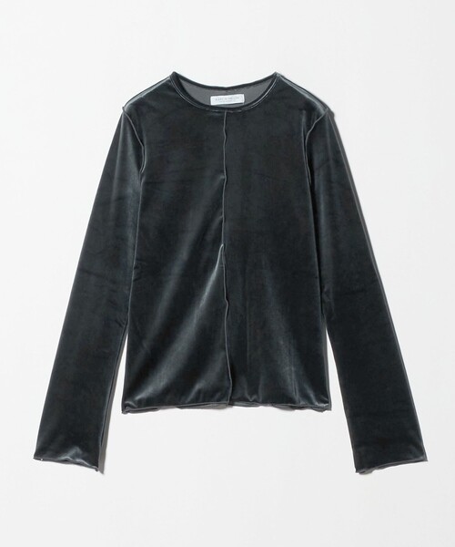 A DAY IN THE LIFE UNITED ARROWS(アデイインザライフユナイテッドアローズ)の「ベロア ロングスリーブカットソー <A DAY IN THE LIFE>(Tシャツ/カットソー・レディース・モカ/ネイビー/ダークグレー・FREE)」の14枚目の写真