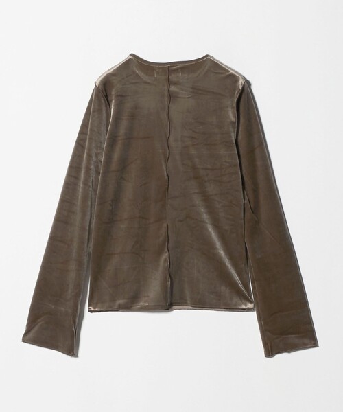 A DAY IN THE LIFE UNITED ARROWS(アデイインザライフユナイテッドアローズ)の「ベロア ロングスリーブカットソー <A DAY IN THE LIFE>(Tシャツ/カットソー・レディース・モカ/ネイビー/ダークグレー・FREE)」の18枚目の写真
