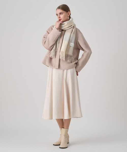 レザーライクマチフレアスカート（スカート）｜ANAYI（アナイ）の