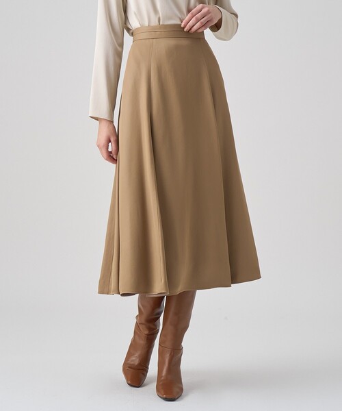 レザーライクマチフレアスカート（スカート）｜ANAYI（アナイ）の