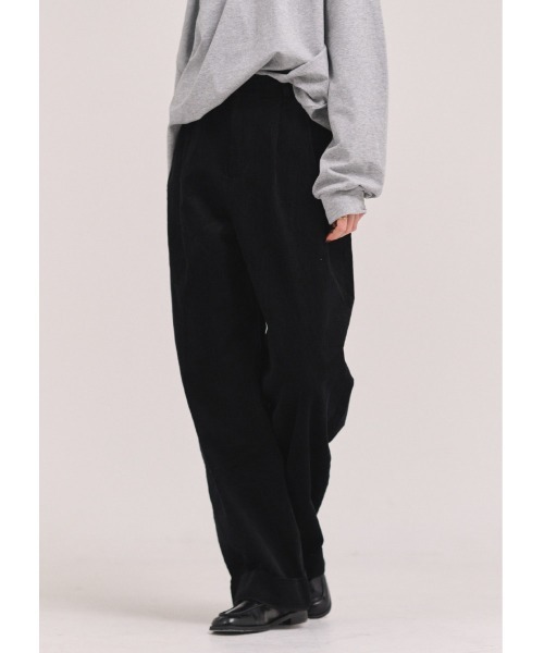 FMiBL（ファミル）の「コーデュロイワイドパンツ（その他パンツ・レディース・ブラウン/オフホワイト/ブラック・SMALL/MEDIUM）」の22枚目の写真