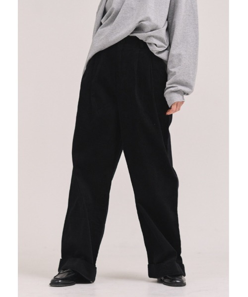 FMiBL（ファミル）の「コーデュロイワイドパンツ（その他パンツ・レディース・ブラウン/オフホワイト/ブラック・SMALL/MEDIUM）」の20枚目の写真