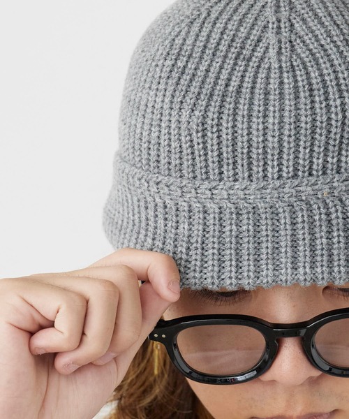 schott(ショット)の「Schott/ショット KNIT WATCH ピスネーム ベーシック ニットワッチキャップ(ニットキャップ/ビーニー・メンズ・グレー/ブラック/ブラウン・FREE)」の16枚目の写真