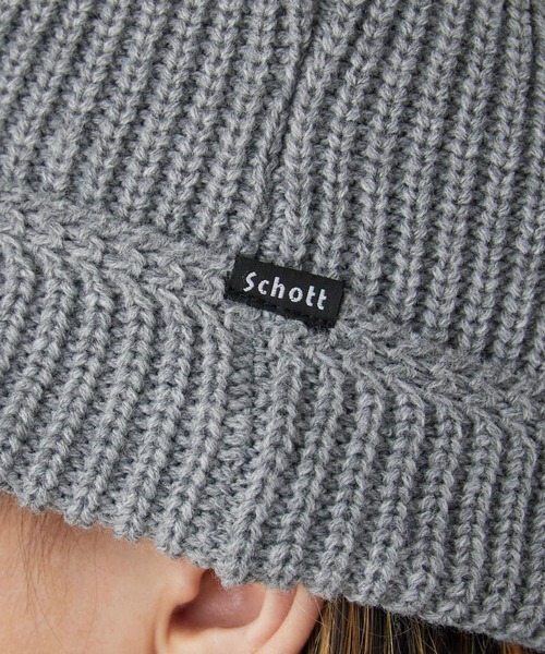 schott(ショット)の「Schott/ショット KNIT WATCH ピスネーム ベーシック ニットワッチキャップ(ニットキャップ/ビーニー・メンズ・グレー/ブラック/ブラウン・FREE)」の17枚目の写真