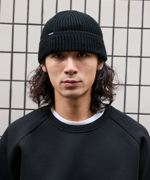 schott(ショット)の「Schott/ショット KNIT WATCH ピスネーム ベーシック ニットワッチキャップ(ニットキャップ/ビーニー・メンズ・グレー/ブラック/ブラウン・FREE)」の9枚目の写真