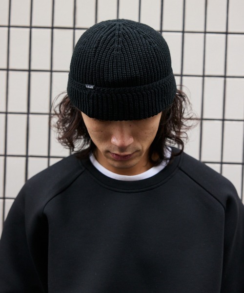 schott(ショット)の「Schott/ショット KNIT WATCH ピスネーム ベーシック ニットワッチキャップ(ニットキャップ/ビーニー・メンズ・グレー/ブラック/ブラウン・FREE)」の12枚目の写真