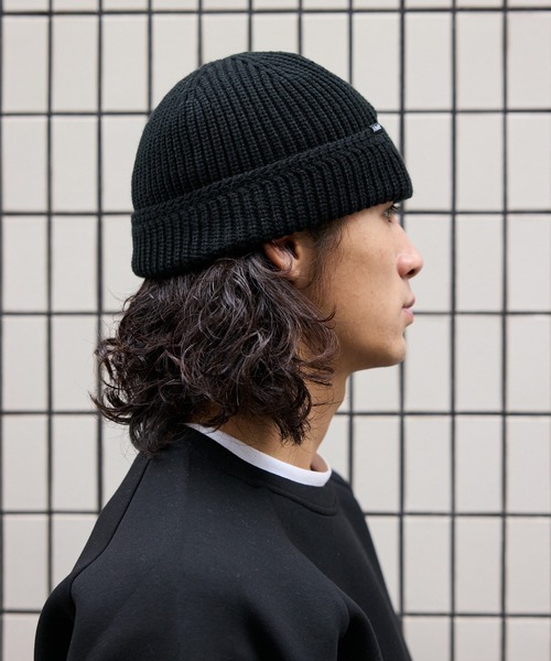 schott(ショット)の「Schott/ショット KNIT WATCH ピスネーム ベーシック ニットワッチキャップ(ニットキャップ/ビーニー・メンズ・グレー/ブラック/ブラウン・FREE)」の10枚目の写真