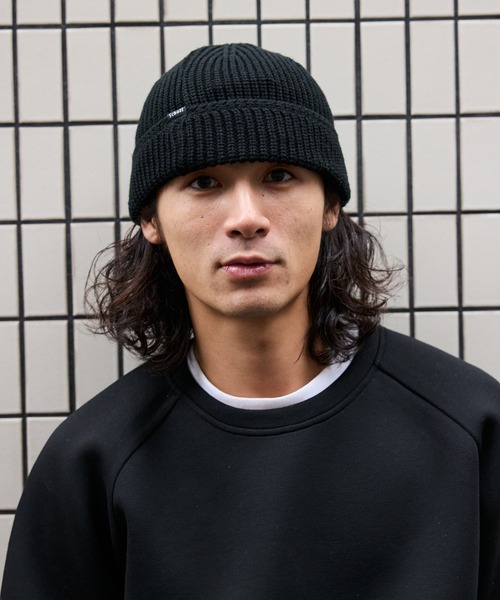 schott(ショット)の「Schott/ショット KNIT WATCH ピスネーム ベーシック ニットワッチキャップ(ニットキャップ/ビーニー・メンズ・グレー/ブラック/ブラウン・FREE)」の4枚目の写真